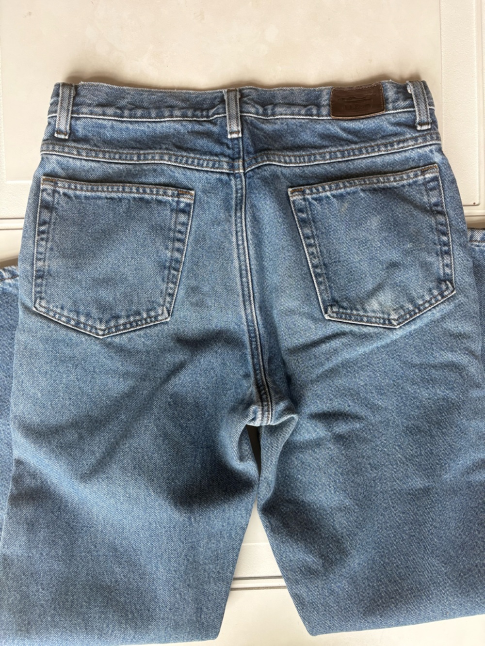 L.L. Bean Men’s Flannel Lined Jeans Size 31x30 - Picture 8 of 9